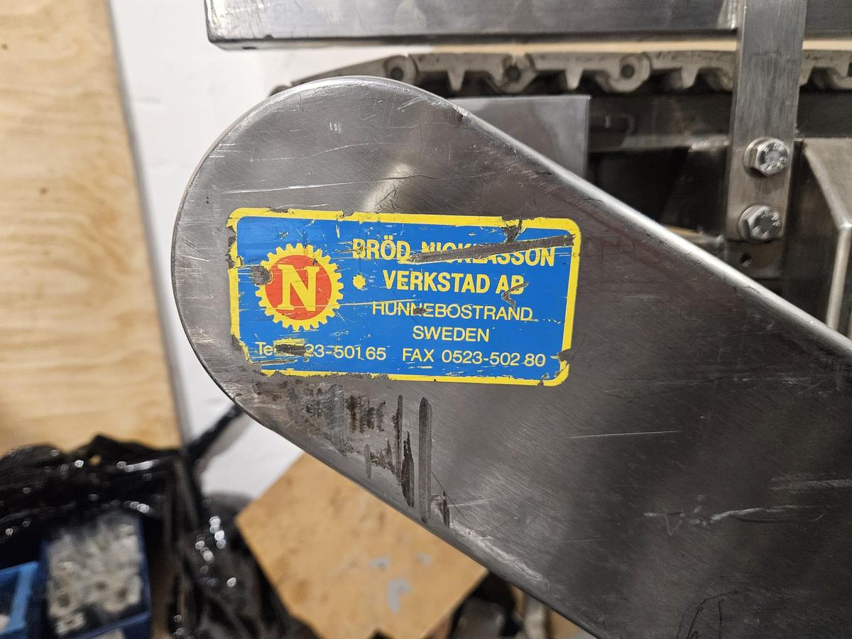 Used Brod Nicklasson Verkstad 4.5m Conveyor