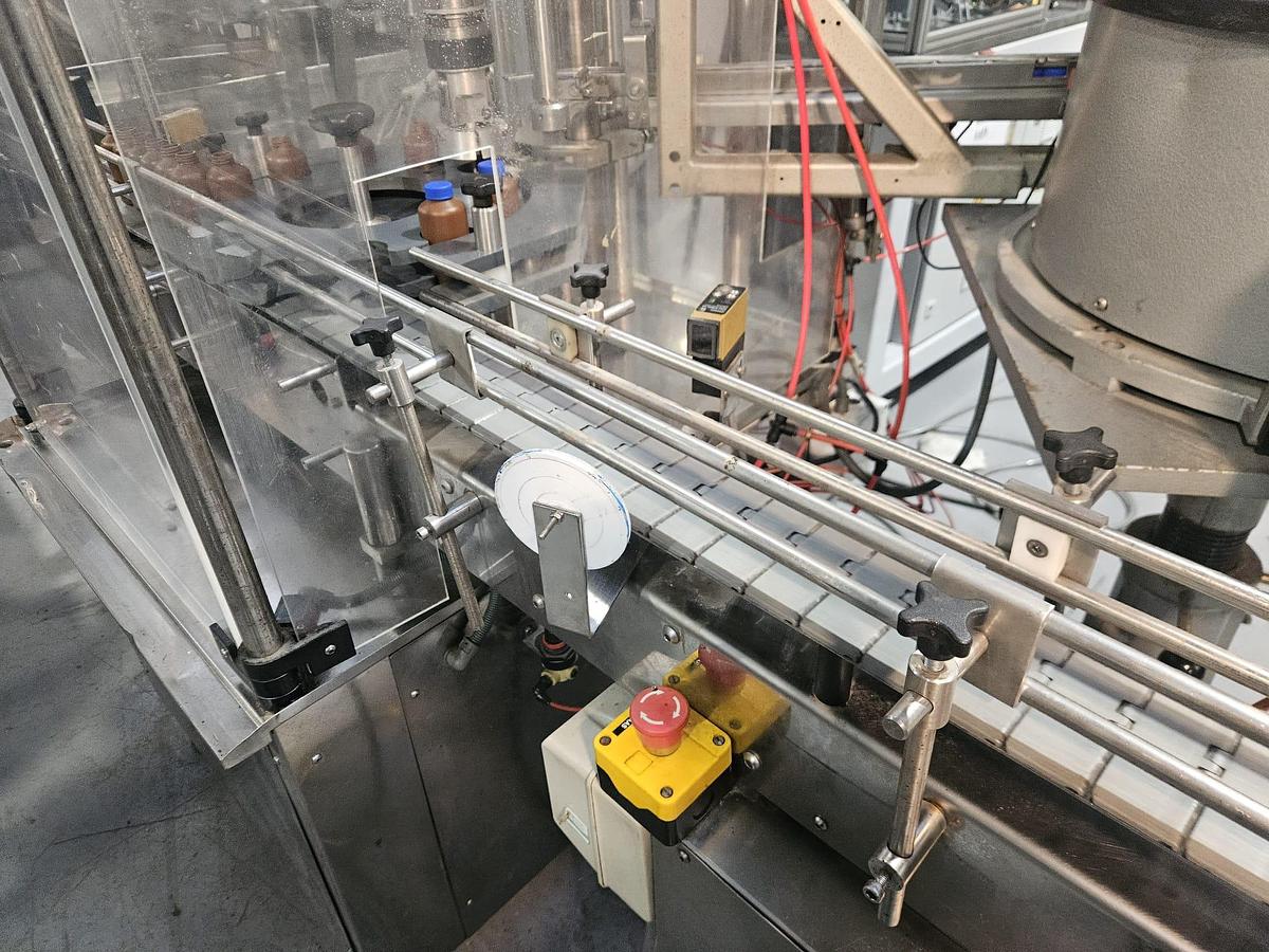 Used King 4 Head Liquid Filling & Capping Line
