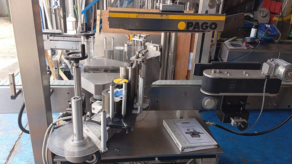Used Pago System 100 Front, Back and Wrap Labeller