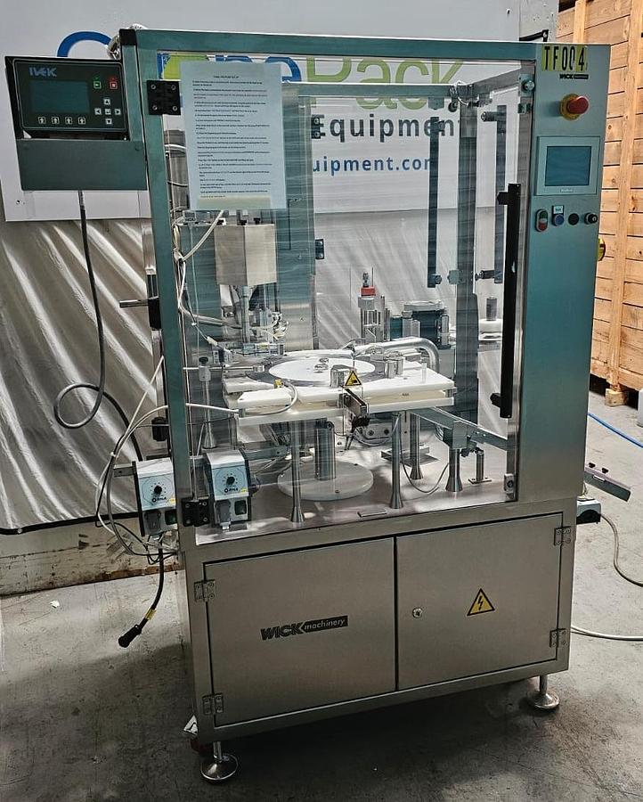 Used Wick Minican Universal Test Tube Filler, Capper & Labeller