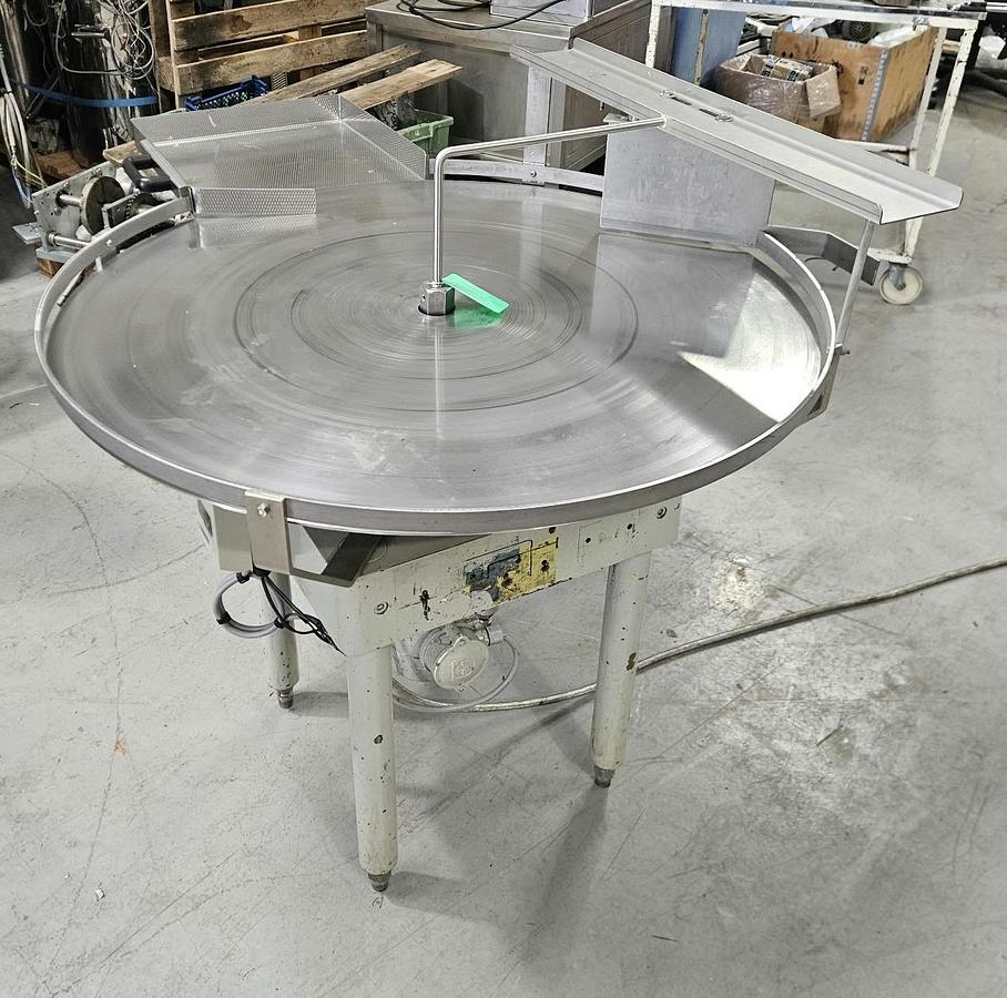Used Bosch Strunck UDD A10 1m Rotary Collation Table