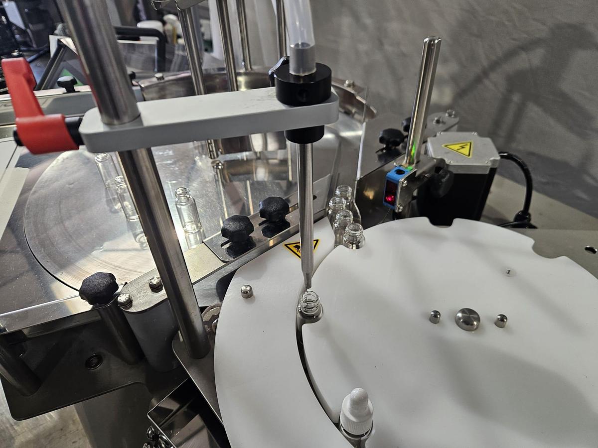 Used Bench Top Filling, Capping & Labelling Line