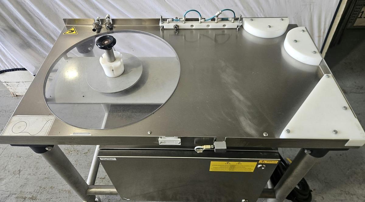 Used Label Reel Unwinder
