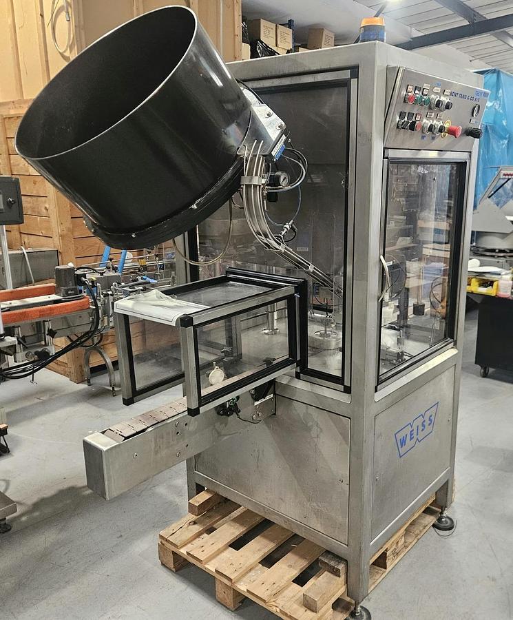 Used Weiss Single Head Screw or Push on Capper