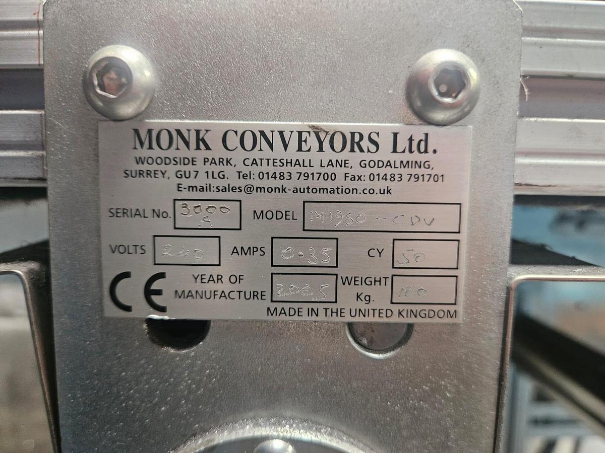 Used Monk 3.6m Conveyor