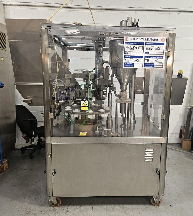 Used Comadis C1090 Plastic & Laminate Tube Filler