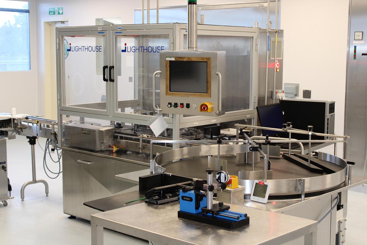 Used Steriline Vial Powder Filling Line