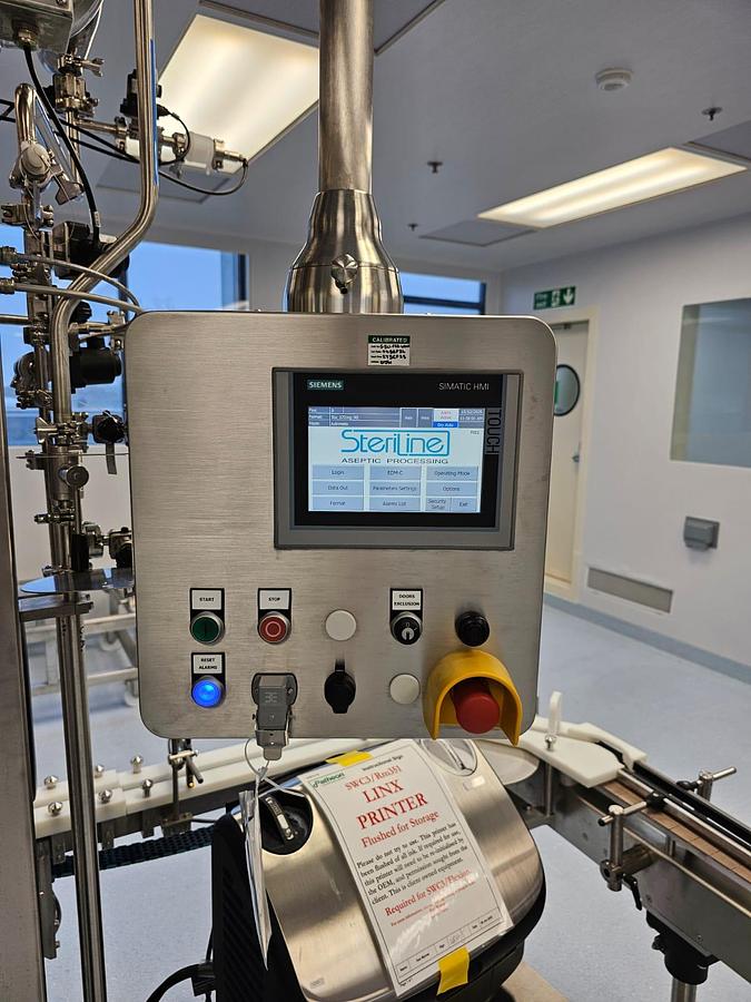 Used Steriline Vial Powder Filling Line