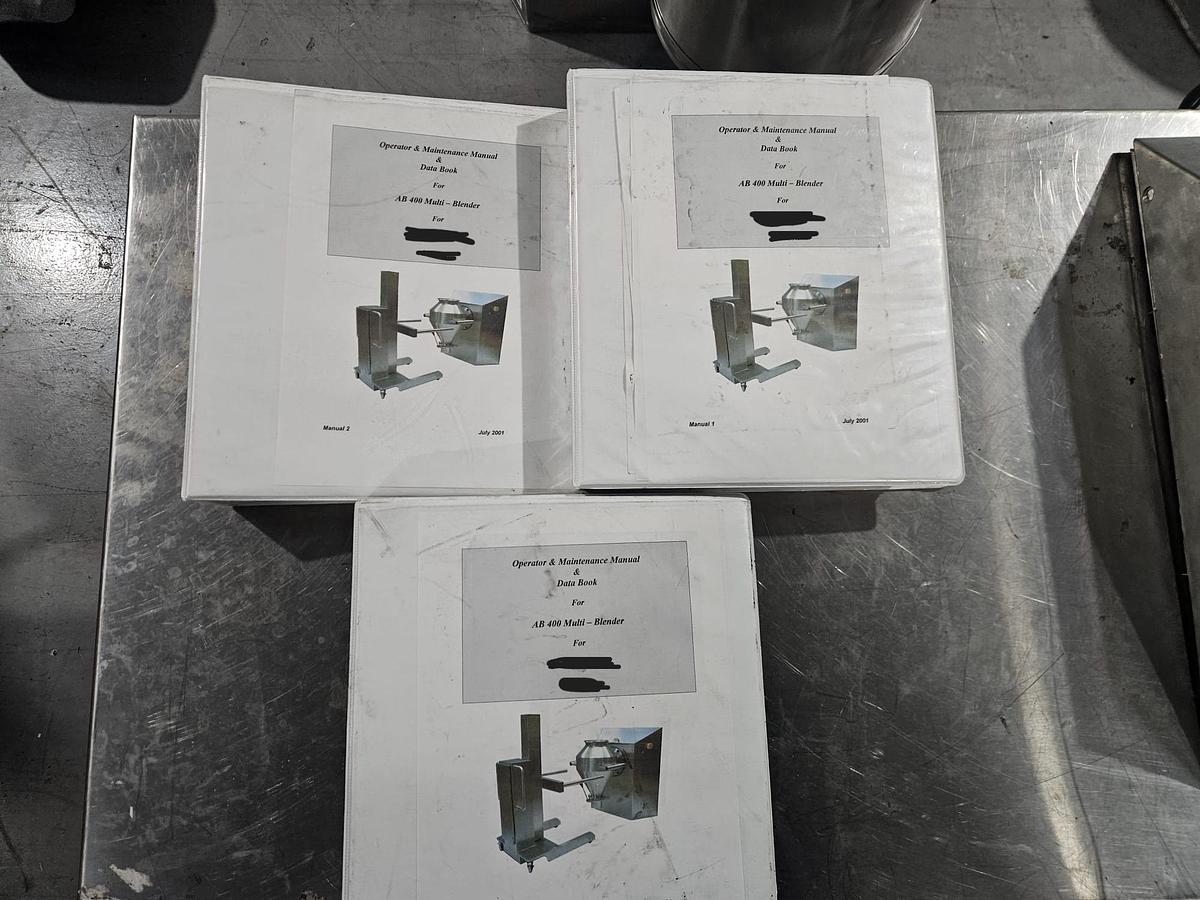 Used Pharmatech AB400 Blender