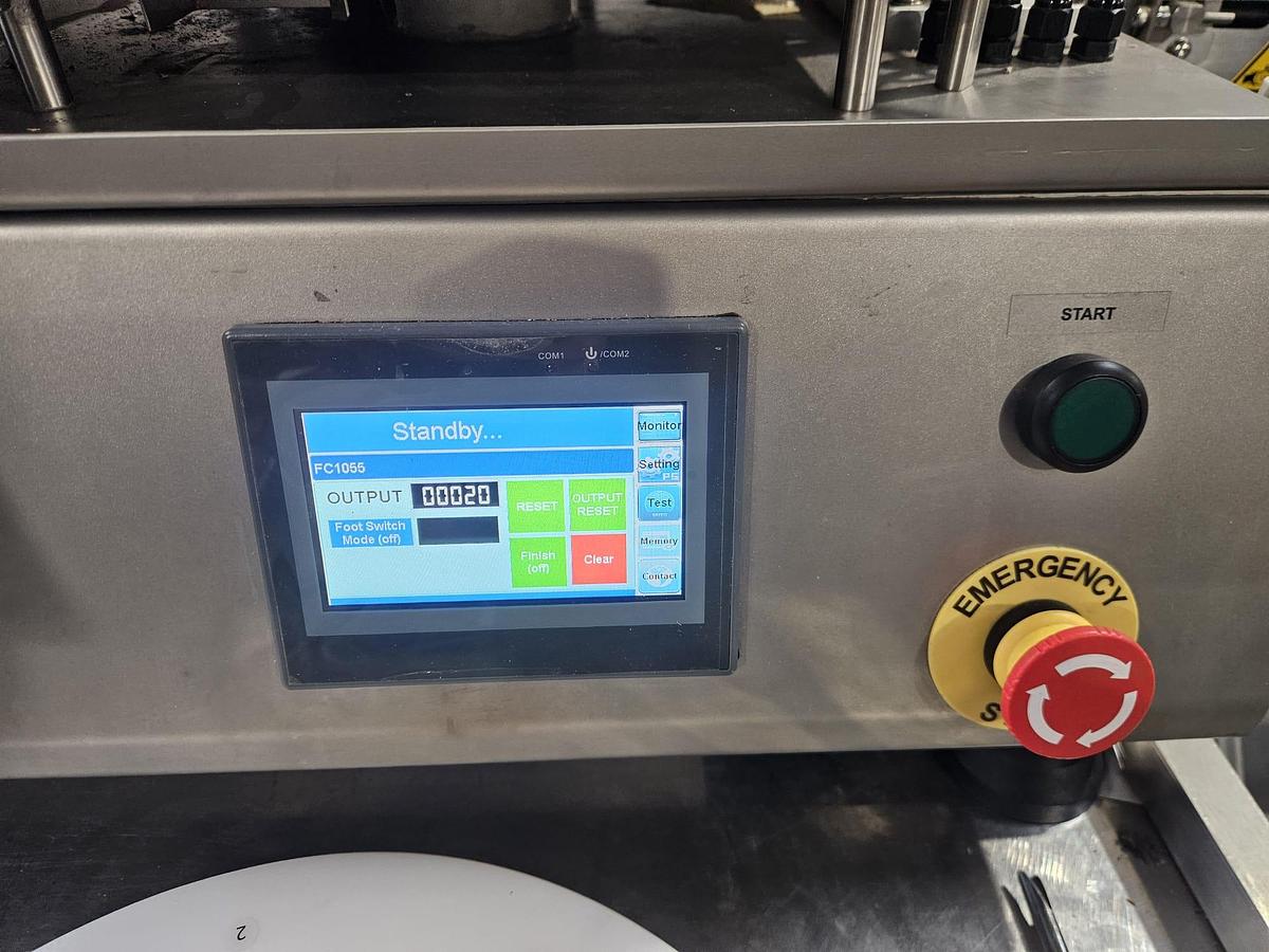 Used Monoblock Filler/Capper with Peristaltic Pump