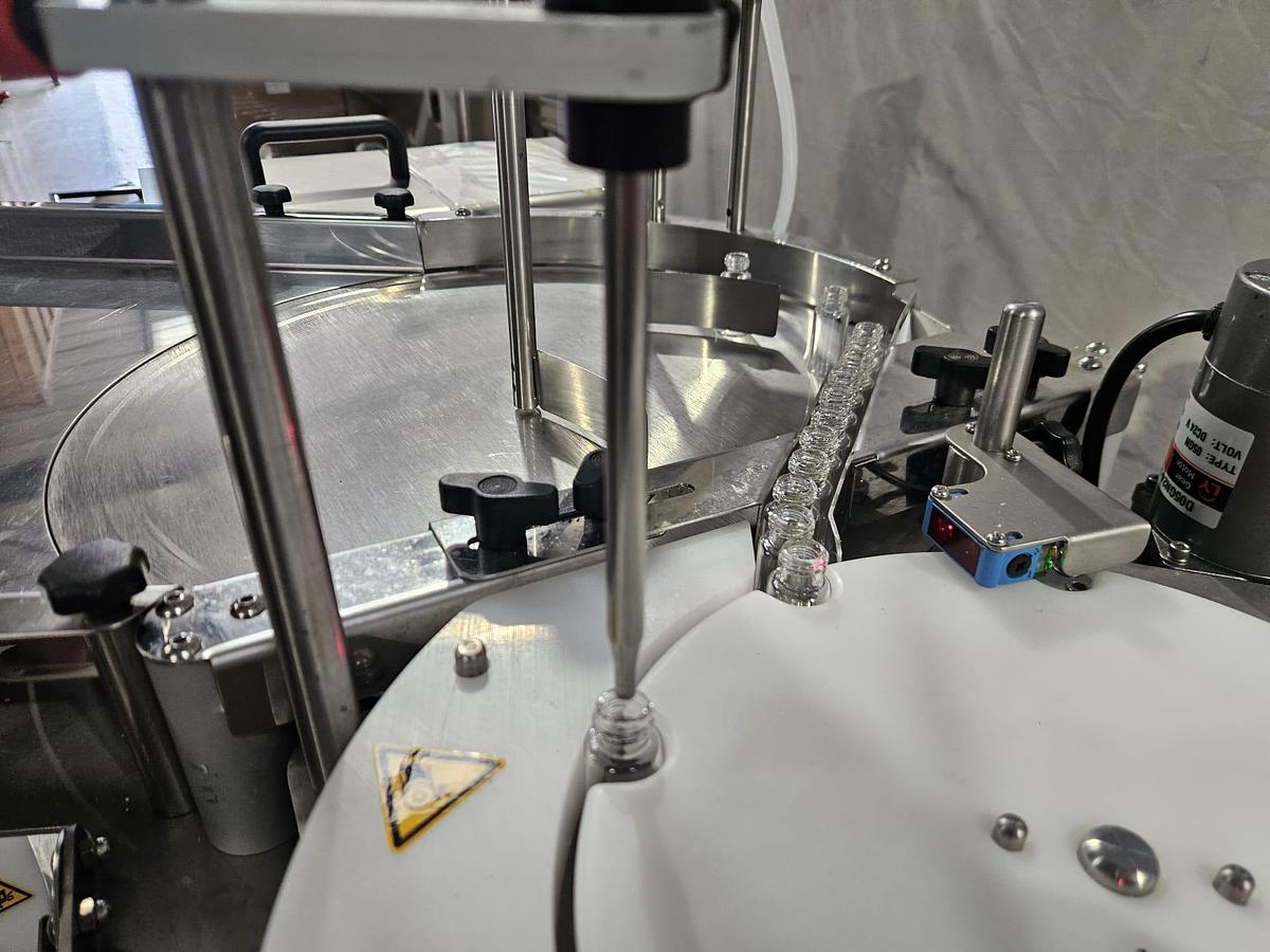 Used Monoblock Filler/Capper with Peristaltic Pump