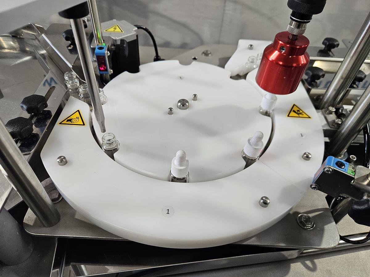 Used Bench Top Filling, Capping & Labelling Line