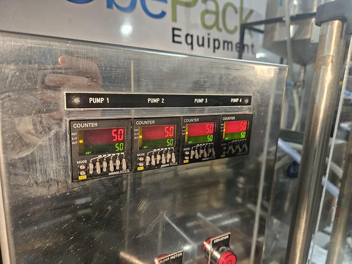 Used King 4 Head Liquid Filler