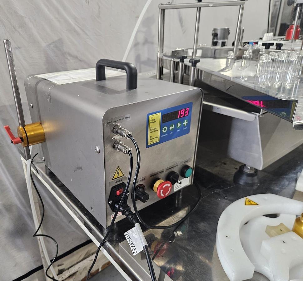 Used Monoblock Filler/Capper with Peristaltic Pump