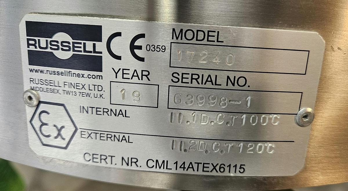 Used Russell Finex Compact 600 Vibratory Sieve