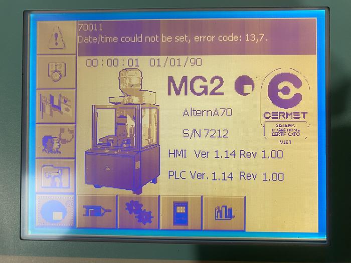 Used MG2 AlternA70 Capsule Filler