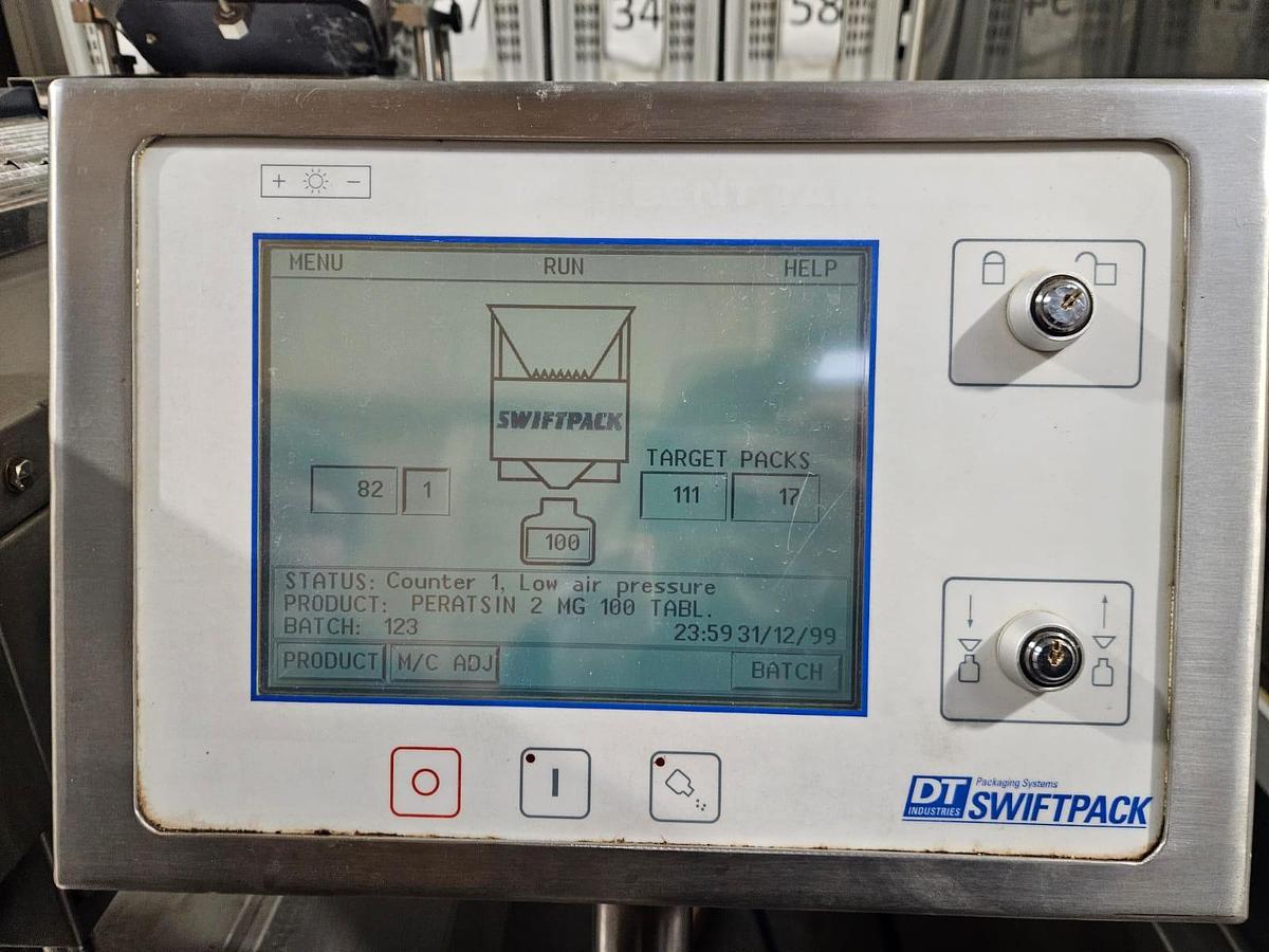 Used Swiftpack 12 Lane Tablet Counter