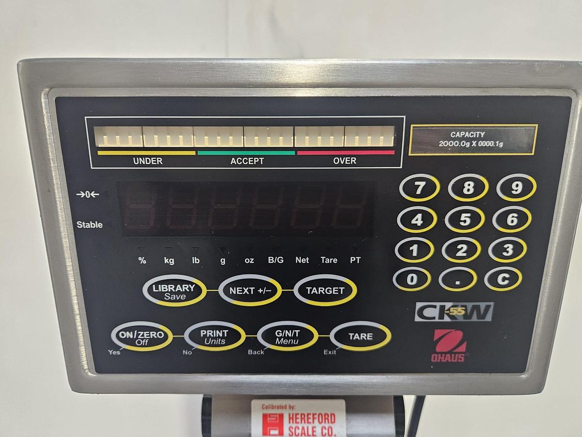 Used Ohaus CKW-55 Digital Weigh Scale