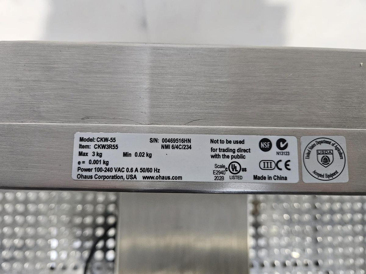 Used Ohaus CKW-55 Digital Weigh Scale