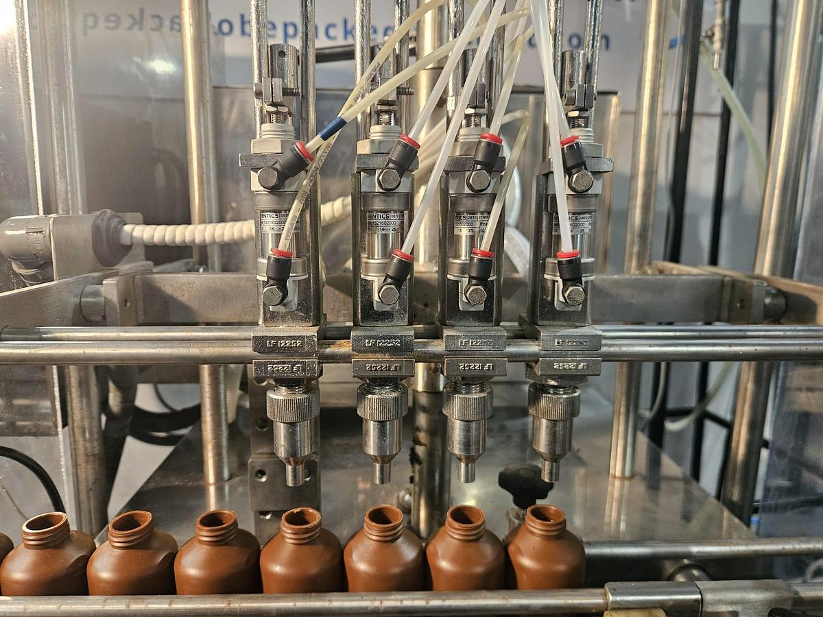 Used King 4 Head Liquid Filling & Capping Line