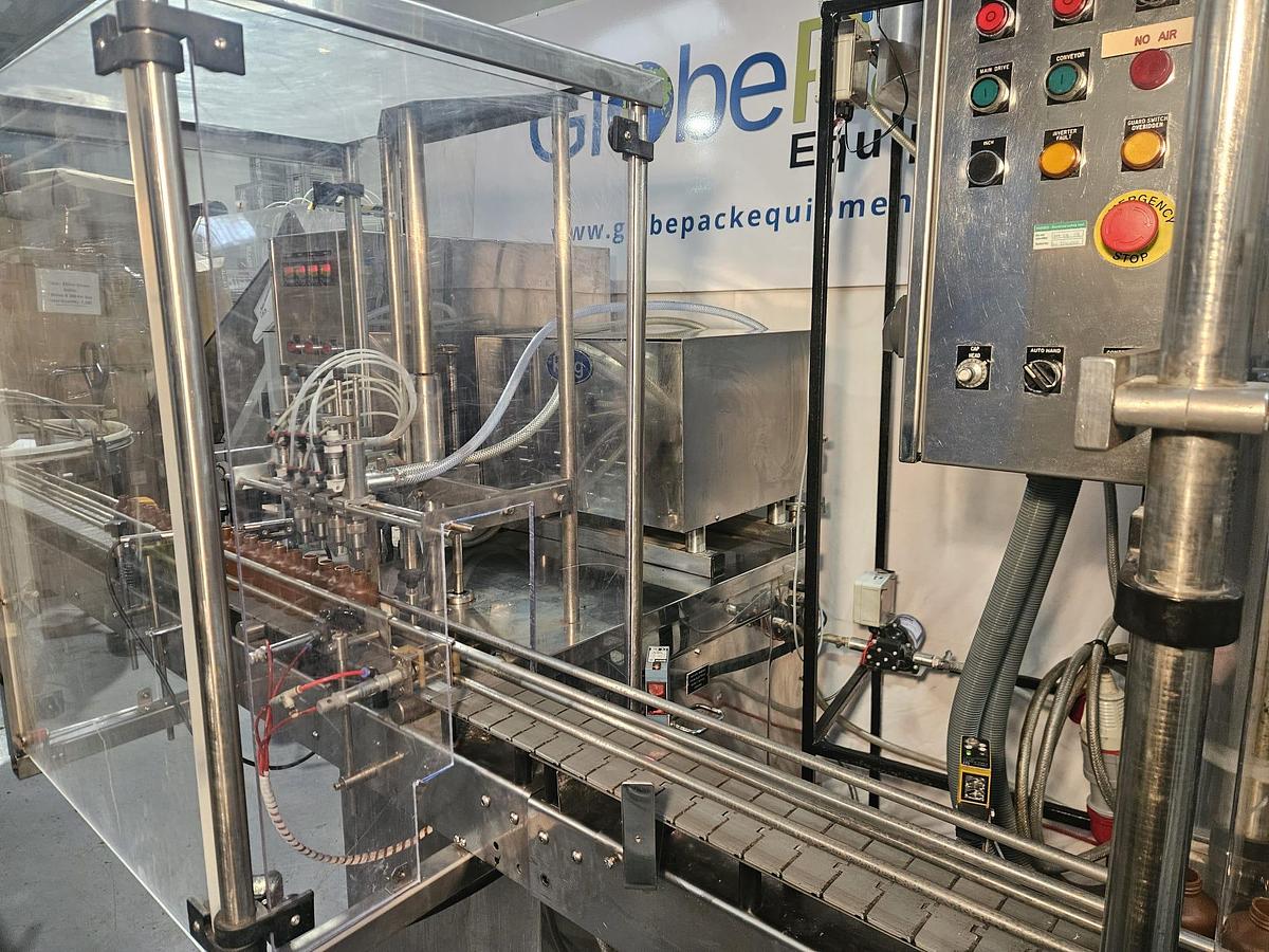 Used King 4 Head Liquid Filling & Capping Line