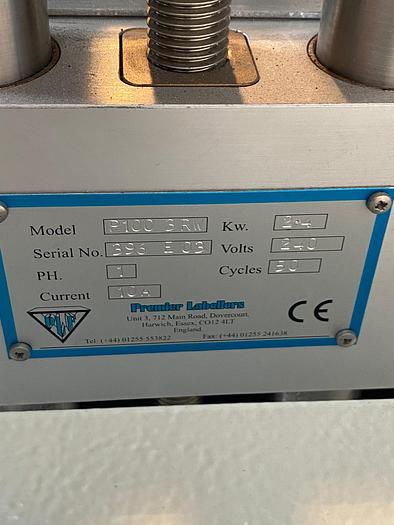 Used Premier P100 Top Labeller