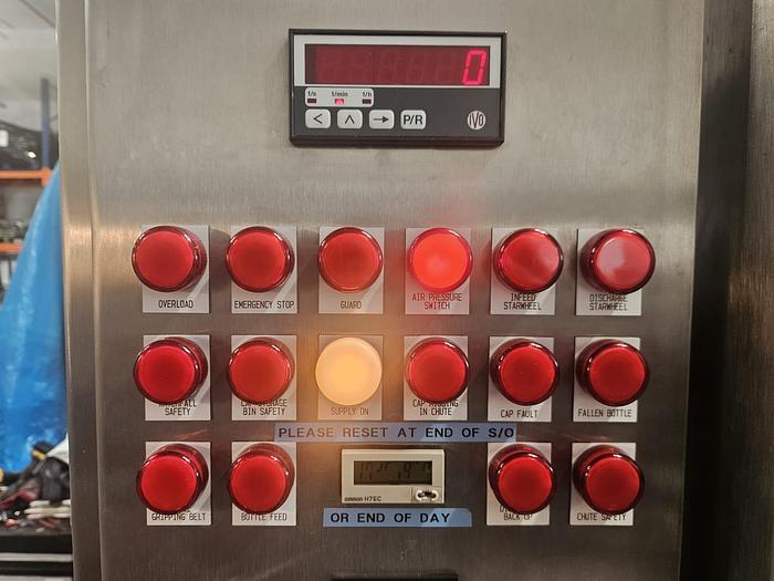 Used Zalkin CA3/3PM 3 Head Screw or Press On Capper