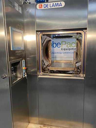 Used De Lama DLOM-HP Double Door Autoclave