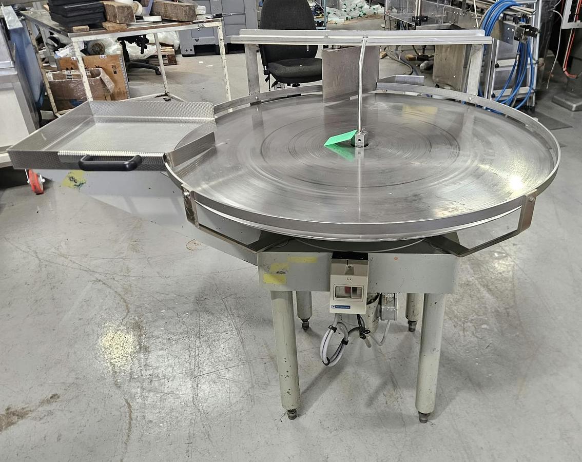 Used Bosch Strunck UDD A10 1m Rotary Collation Table