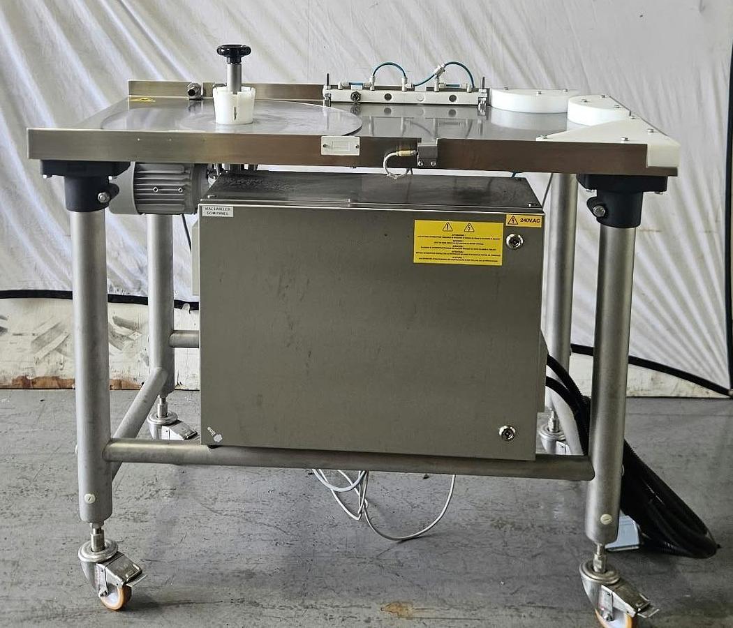 Used Label Reel Unwinder