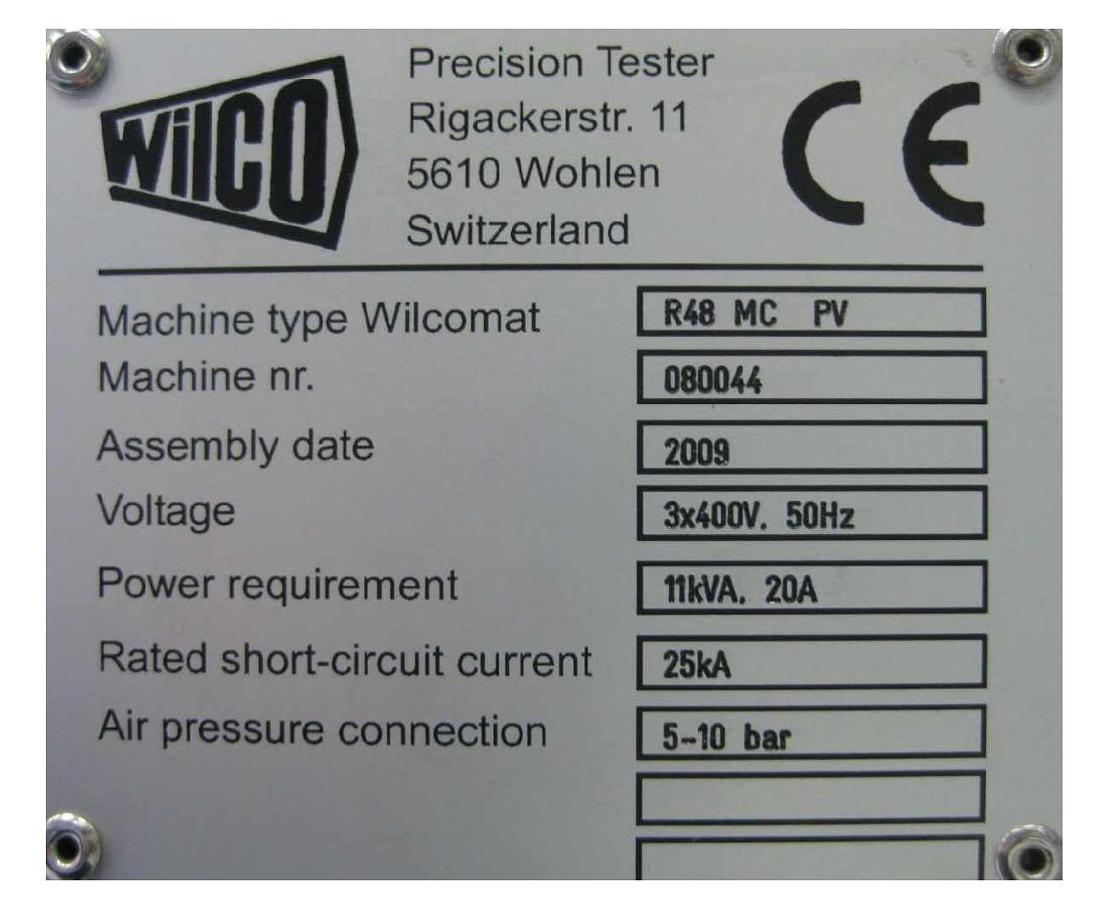 Wilco R48 MC PV Leak Detection System for Vials