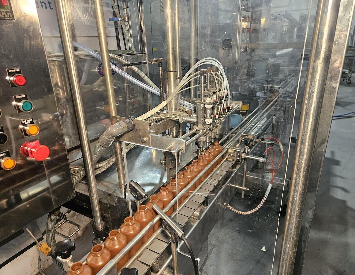 Used King 4 Head Liquid Filler