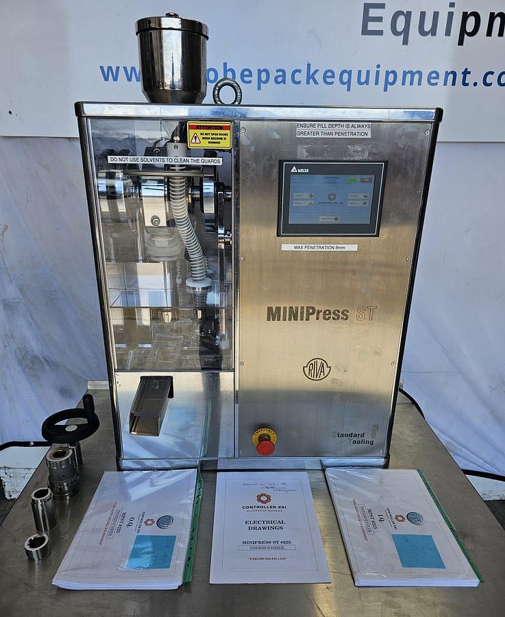 Used Riva Minipress ST Single Station Tablet Press
