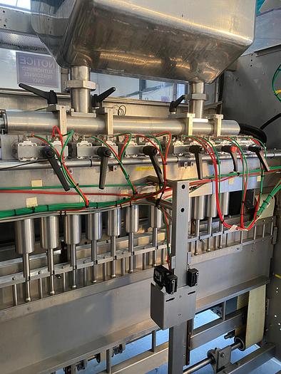Used Adelphi Masterfil S500-AS 12 Head Liquid Filler