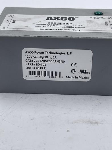 Used ASCO 275 IC+105
