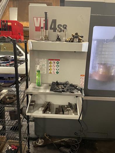 Used 2018 HAAS VF-4SS 4-Axis CNC Vertical Machining Center *** Low Hours ***