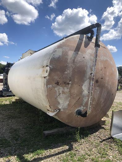 Used Tank, 6,000 Gallon, S/st, 10' x 17', Jkt, Insul, DCI, C #S744022