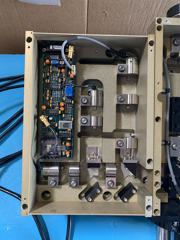 Used Biorad Microscope Objective Assembly with Two Cameras Quaester Q7