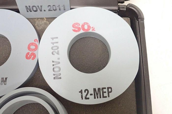 Used Indian Springs SB Sulfur Dioxide Ton Container Gasket Set ~ SO2 Kit EPDM Gasket