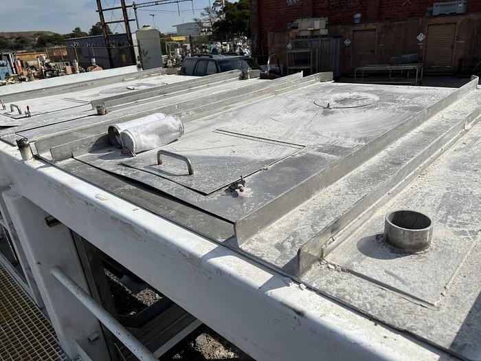 Used Hopper, 140 CF Total Capacity, S/St, (2) Hoppers #S744847