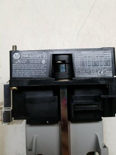 Used AB Allen Bradley 194R-NJ030P3 SER:B