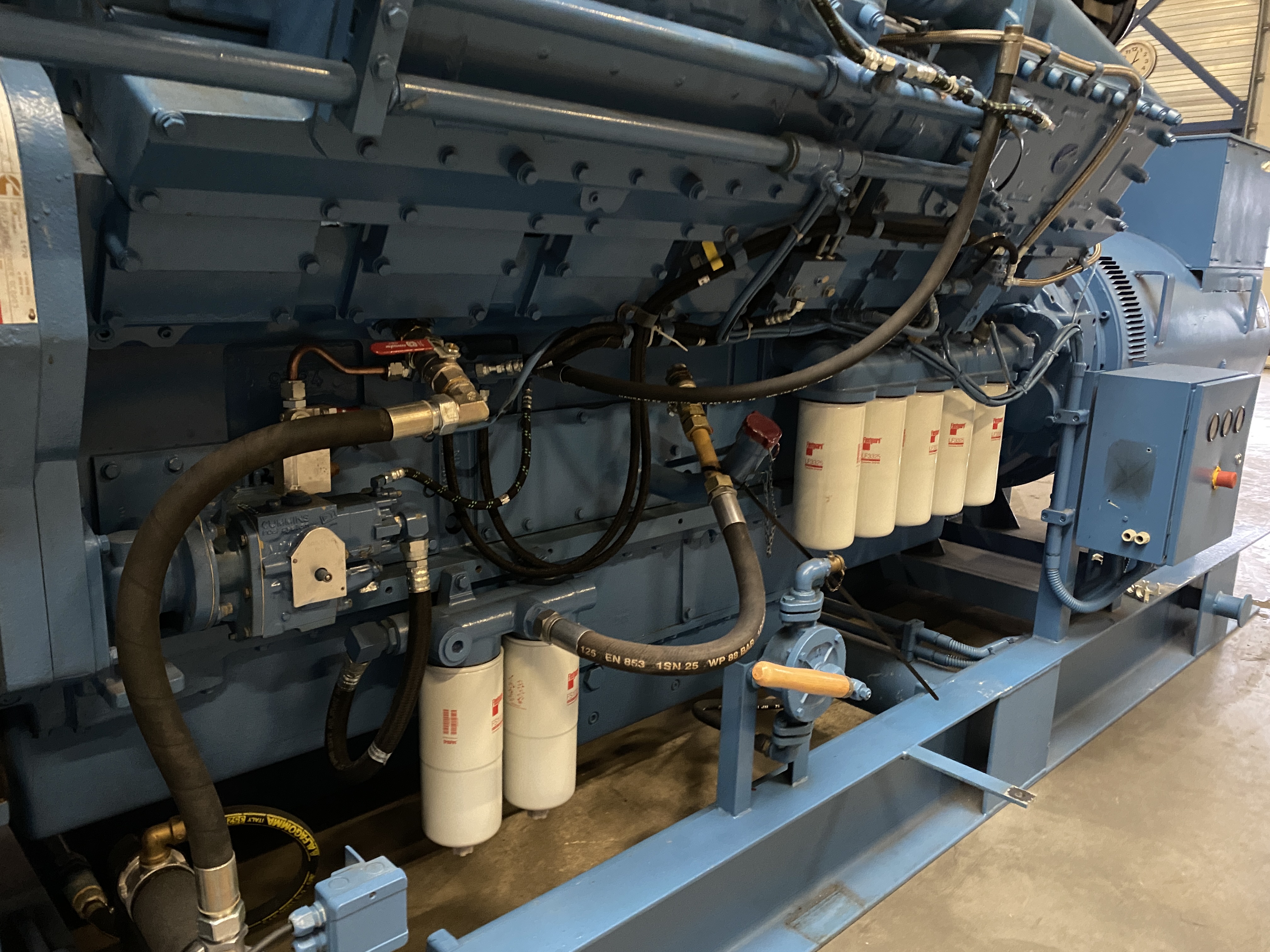 Used 1998 CUMMINS KTA50-G7 / MARELLI DIESEL GEN.SET 1300 KVA