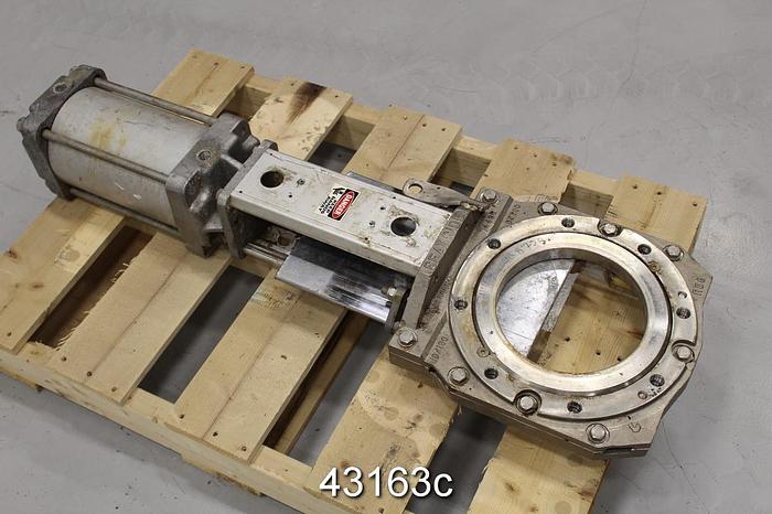 Used Stafsjo 10" Air Operated Knife Gate Valve #43163