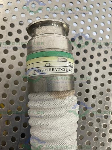 Used Sani Tech  24" Silicone Hose w/ 1 1/2" Sanitary Fitting