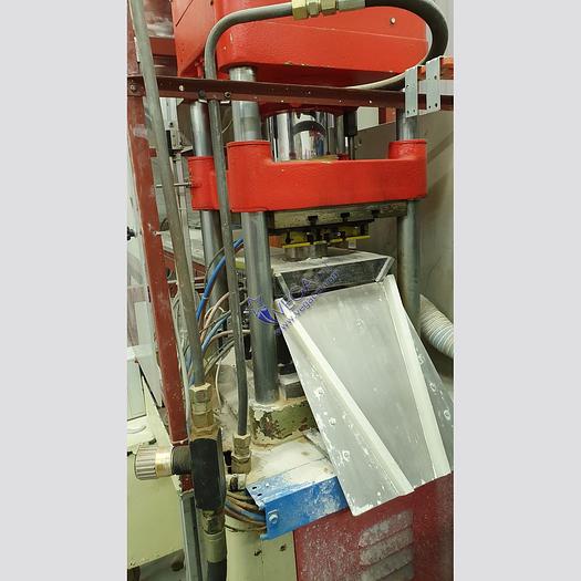 Used Hydraulic press POTVEL with 4 columns