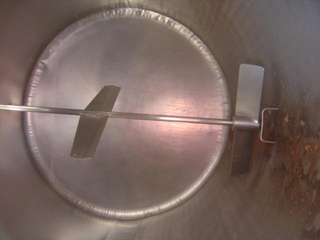 Used 3000 GALLON STORAGE TANK WITH AGITATOR AND SPRAYBALL