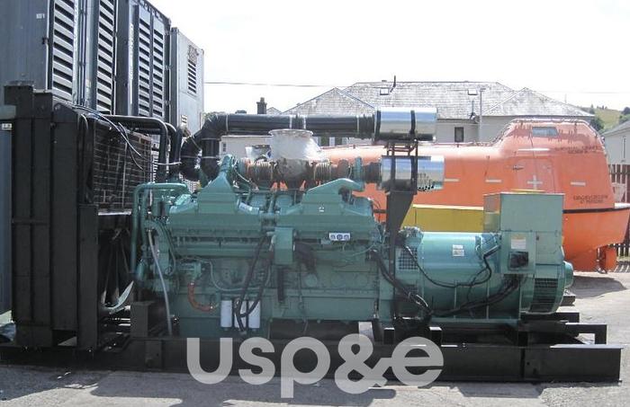 Used 4 MW 2010 Used Cummins QSK60-G6 Diesel Generator Sets