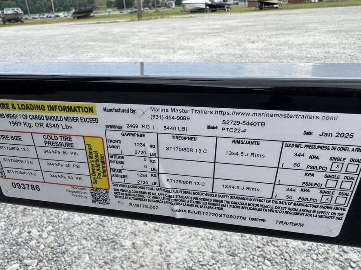 2025 Pontoon Trailers PTC22