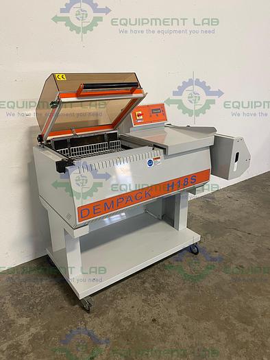 Used Clamco Dempack H18S Shrink Wrapping Machine - Single Step Seal,Trim, & Shrink