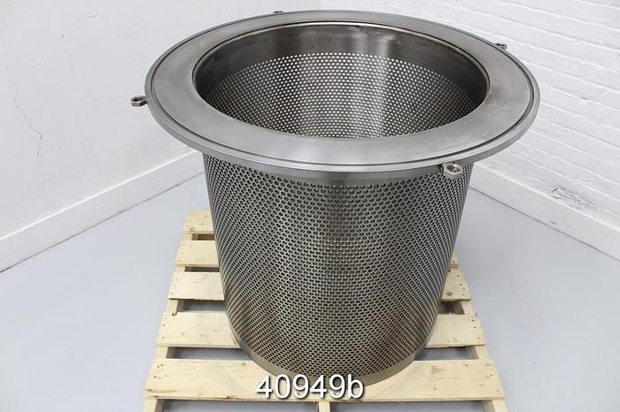 Used Impco A4L Pressure Screen Basket, .375" Holes #40949